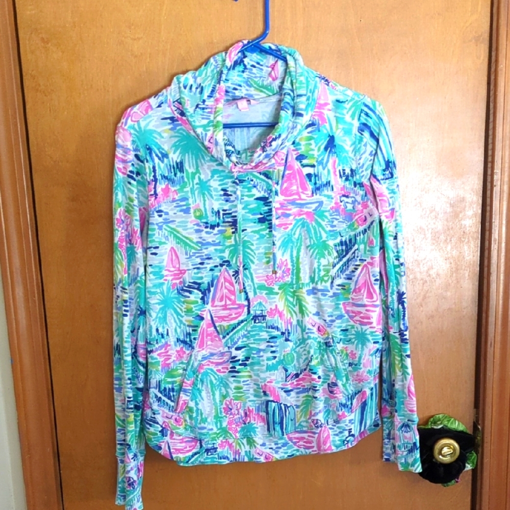 Sailboat Print Lilly Pulitzer Sweatshirt